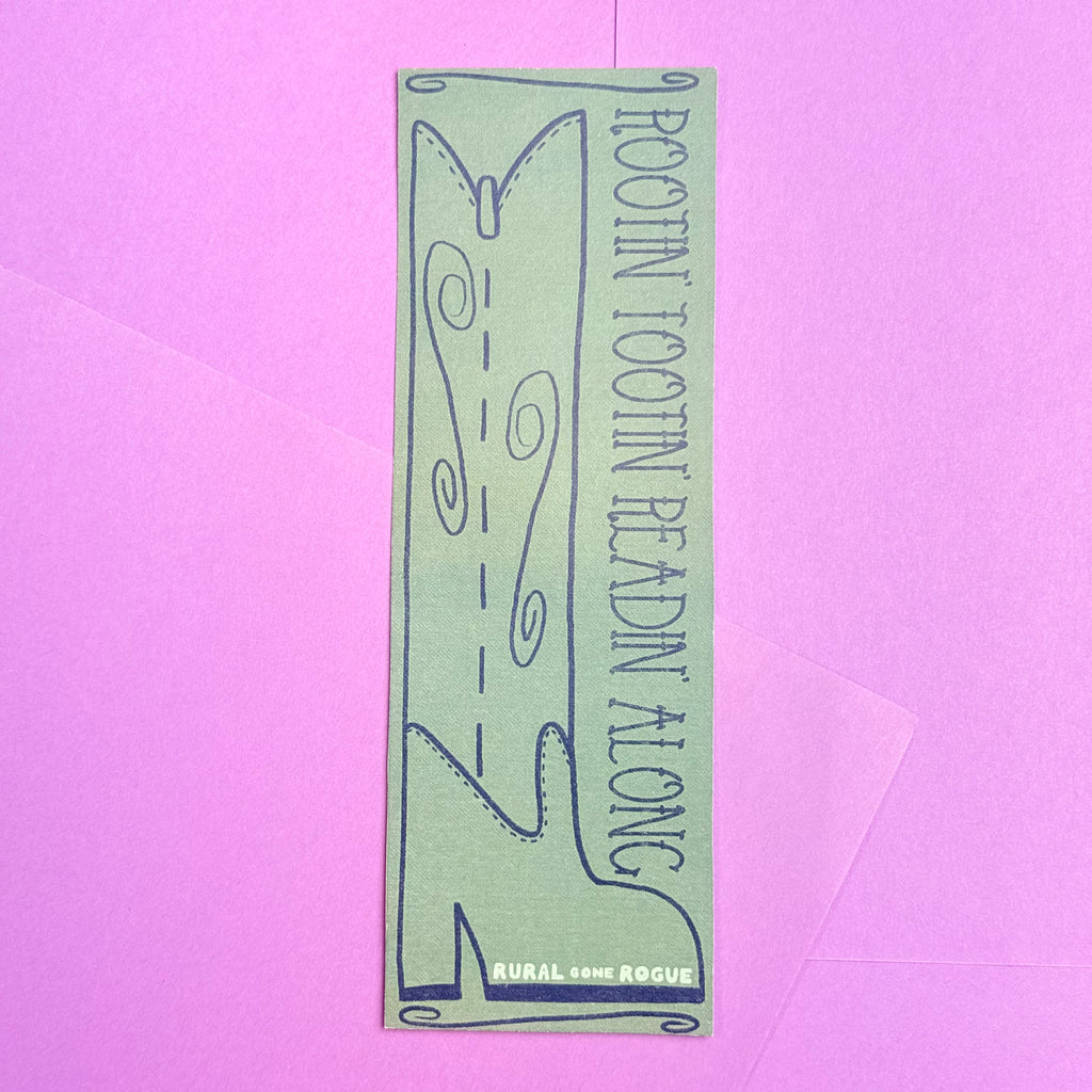 Rootin' Tootin Readin' Along Boot Bookmark