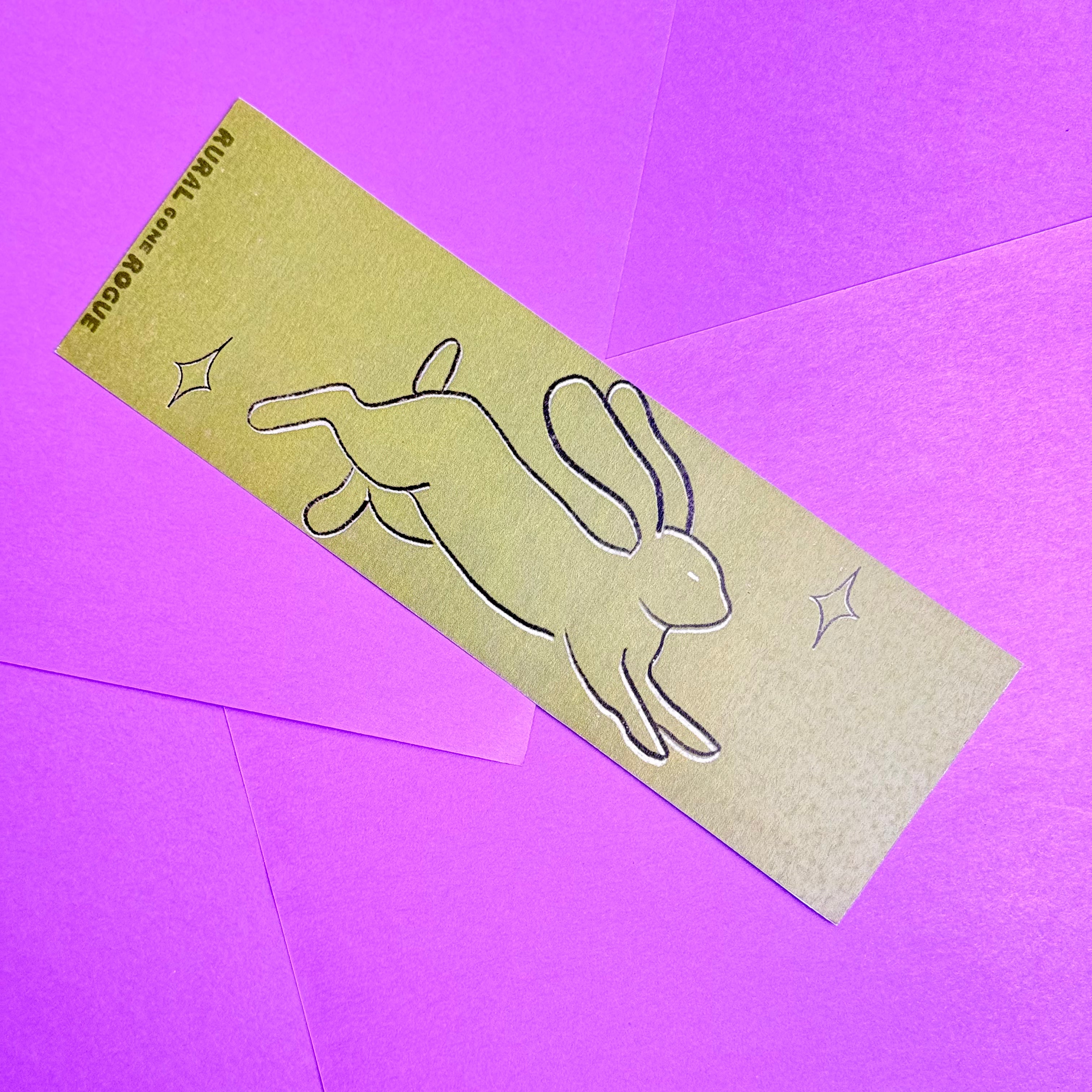 Leaping Bunny Bookmark