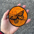 Orange Monarch Butterfly Patch