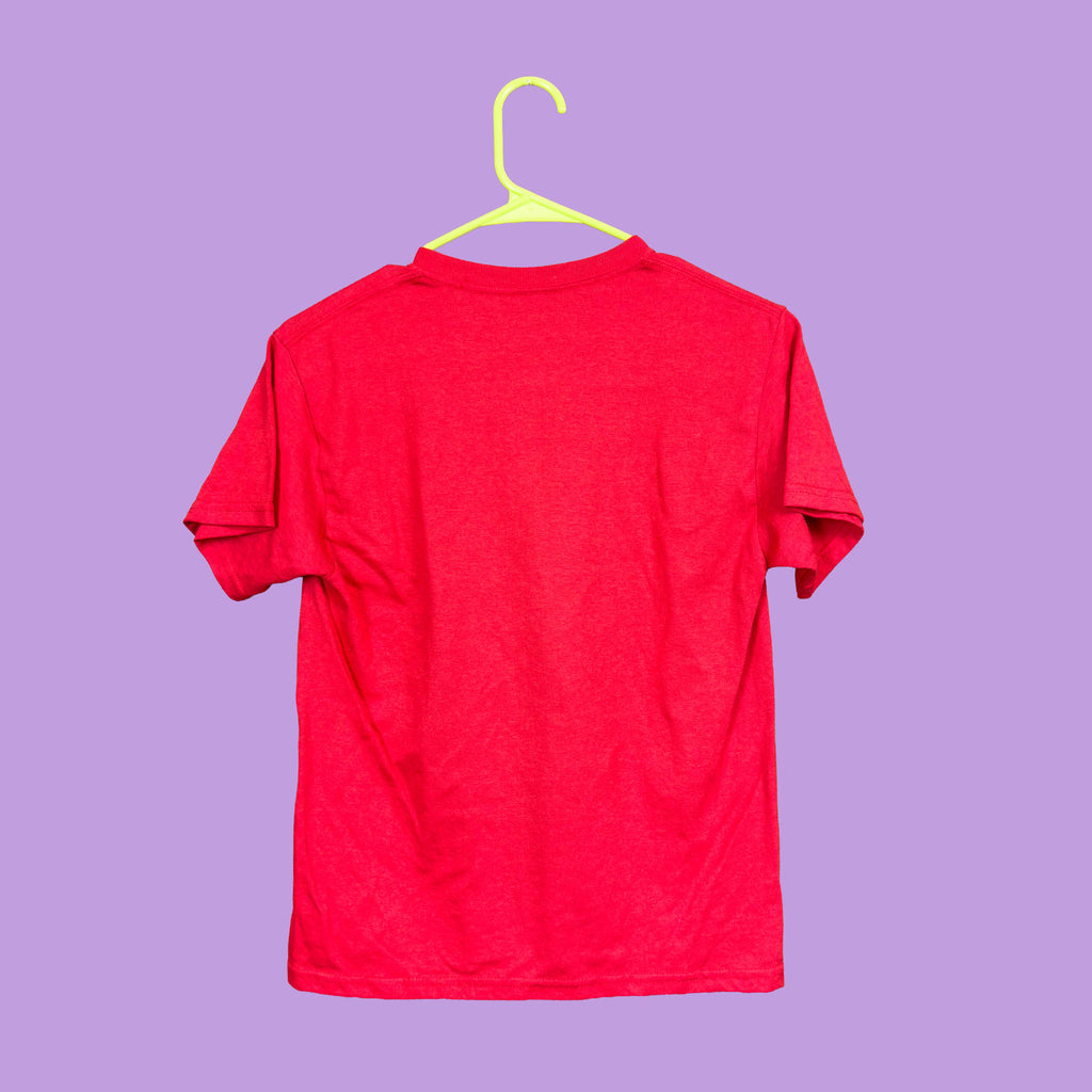 Short Sleeve Red "Queer" Shirt (XS)