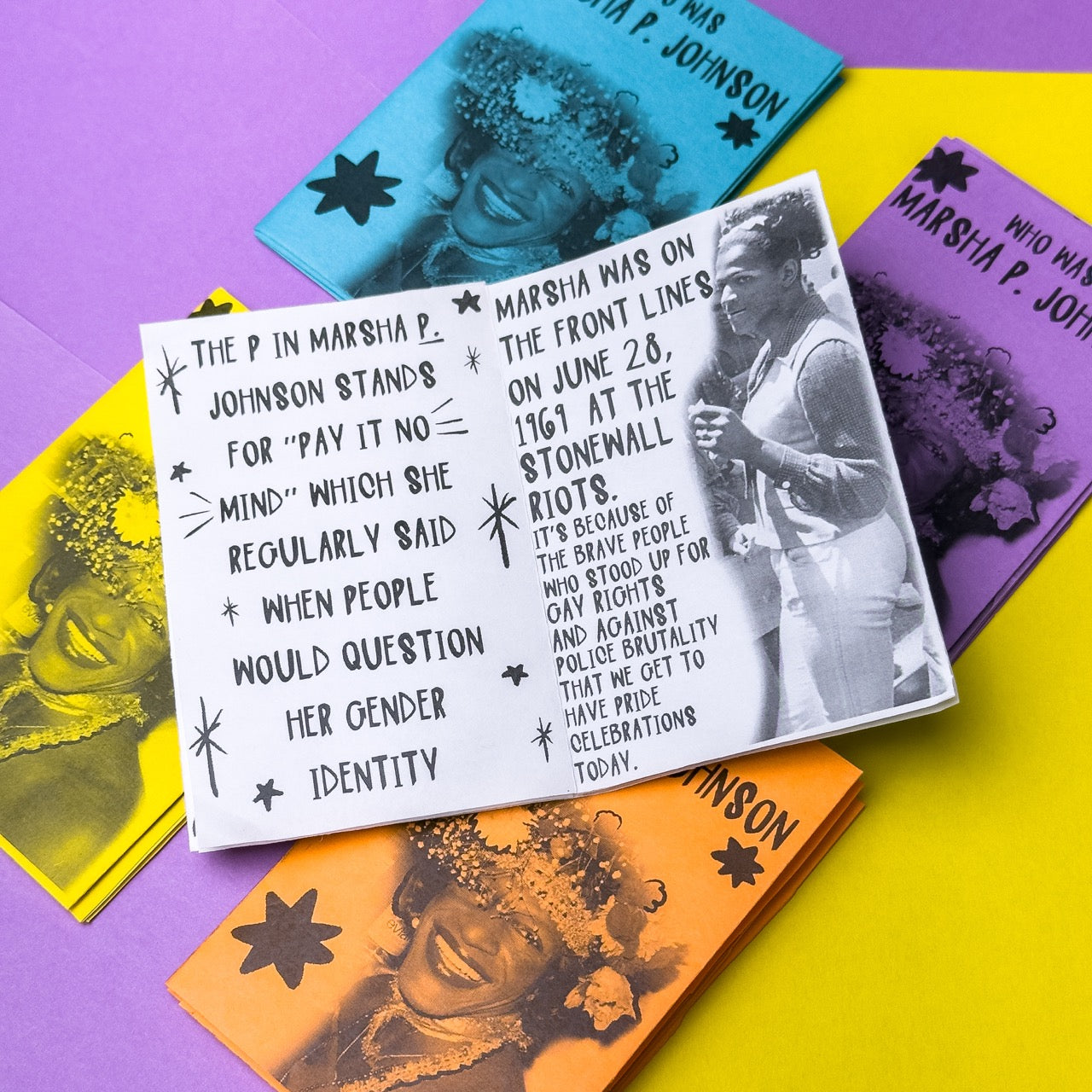Marsha P Johnson Zine