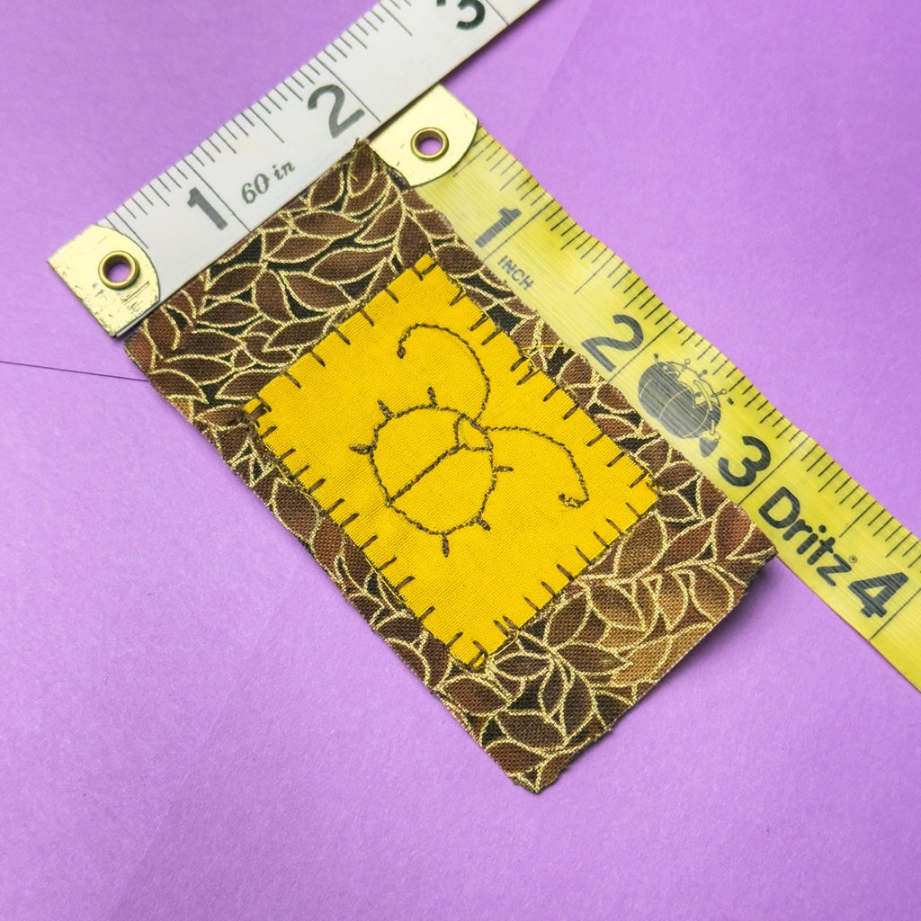 Bug Patch Brown Floral