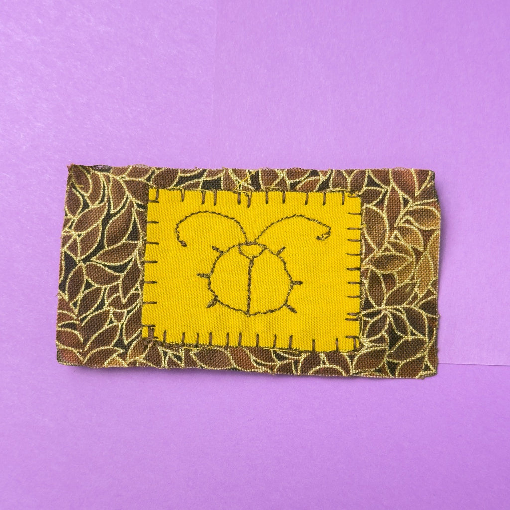 Bug Patch Brown Floral